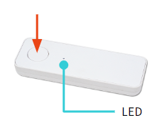 ボタンの発光が緑色であることを確認する様子