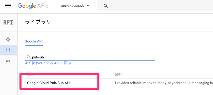 Google Cloud Pub/Sub API